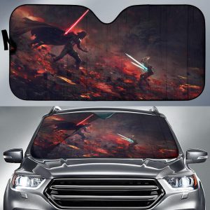 Asoka Tano Vs Darth Vader Car Auto Sun Shade