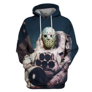 Astronaut Jason Voorhees 3D Printed Hoodie/Zipper Hoodie