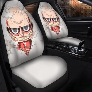 Attack On Titan Chibi Cute Seat Covers Car Auto Sun Shade