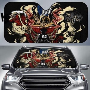 Attack On Titans 1 Car Auto Sun Shade