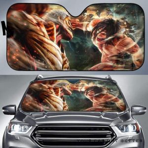 Attack On Titans Car Auto Sun Shade