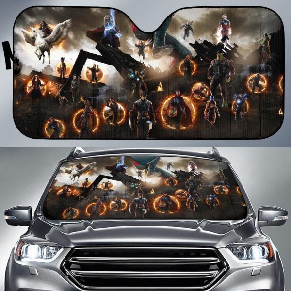 Avengers Assemble Car Auto Sun Shade