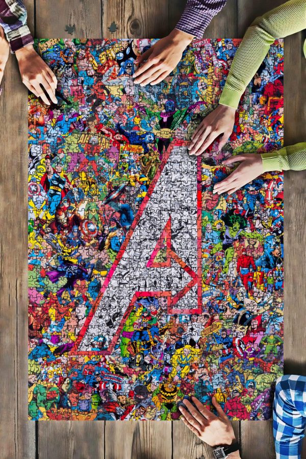 Avengers Marvel Collage Art Jigsaw Puzzle Set