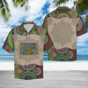 Awesome Colorado Mandala Hawaiian Shirt Summer Button Up