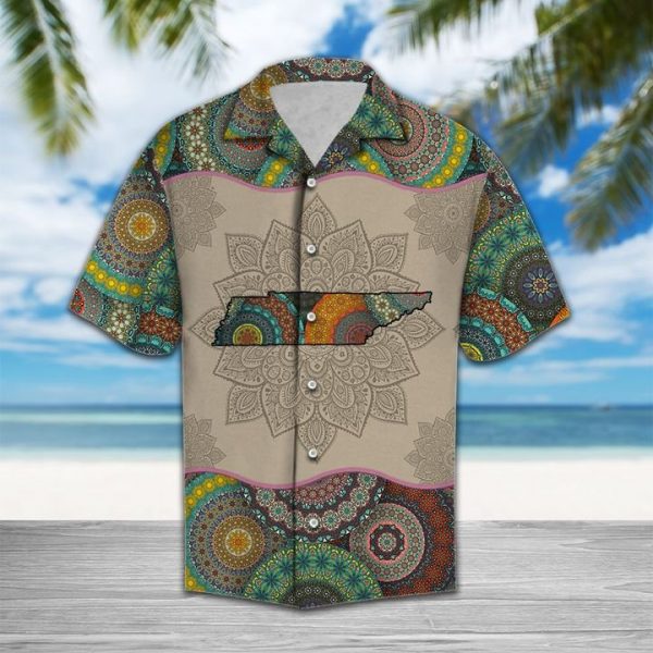 Awesome Tennessee Mandala Hawaiian Shirt Summer Button Up