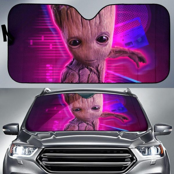 Baby Groot 1 Car Auto Sun Shade