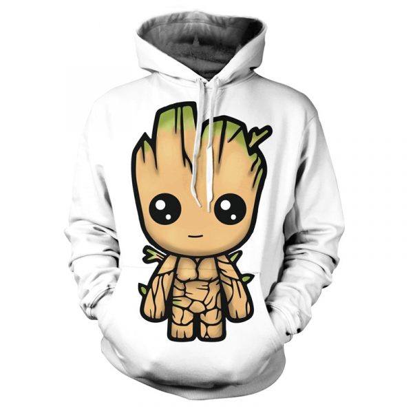 Baby Groot Art 3D Printed Hoodie/Zipper Hoodie