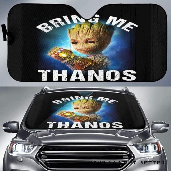 Baby Groot Bring Me Car Auto Sun Shade