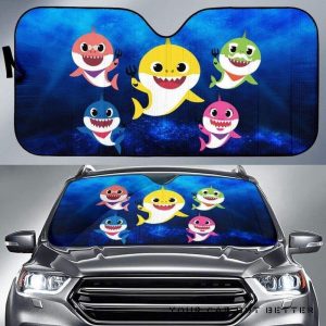 Baby Shark Car Auto Sun Shade