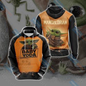 Baby Yoda 3D Printed Hoodie/Zipper Hoodie