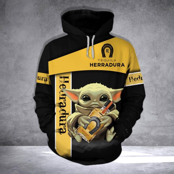 Baby Yoda 3D Printed Hoodie/Zipper Hoodie