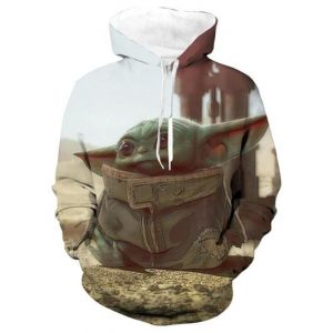 Baby Yoda 3D Printed Hoodie/Zipper Hoodie