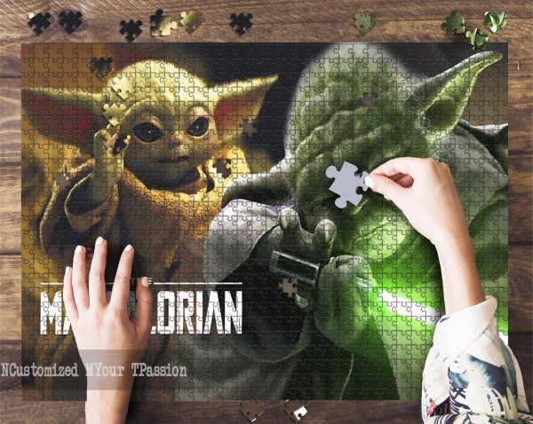 Baby Yoda Mandalorian Jigsaw Puzzle Set