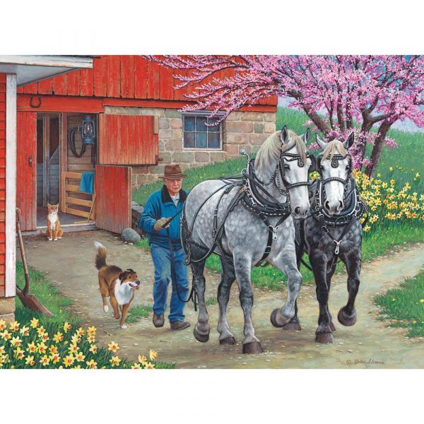 Back In The Harness Jigsaw Puzzle Set