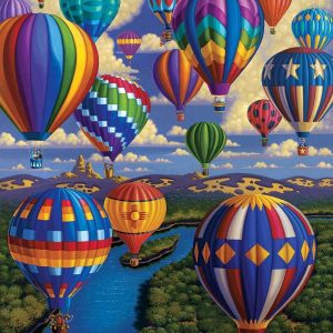 Balloon Festival Jigsaw Puzzle Set