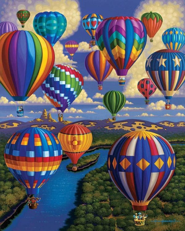 Balloon Festival Jigsaw Puzzle Set