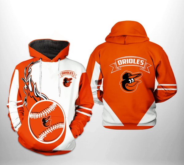 Baltimore Orioles MLB Classic 3D Printed Hoodie/Zipper Hoodie