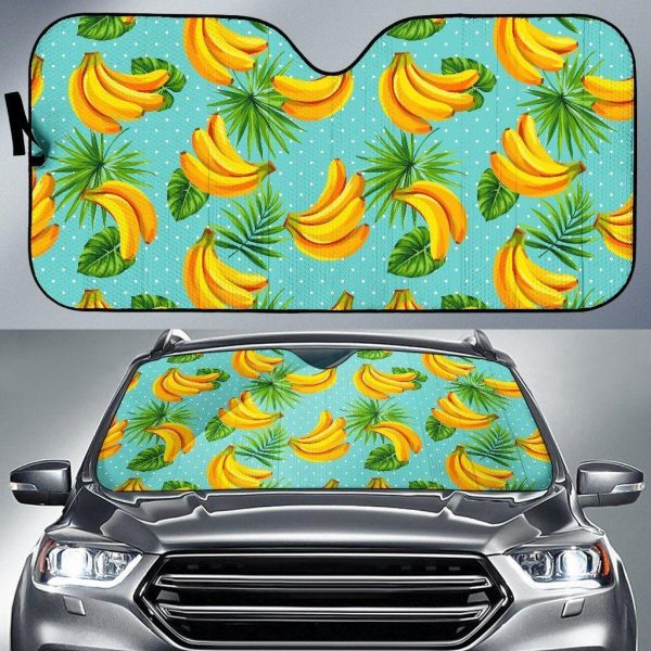 Banana Palm Leaf Car Auto Sun Shade