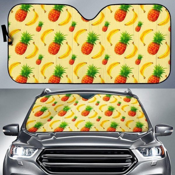 Banana Pineapple Car Auto Sun Shade