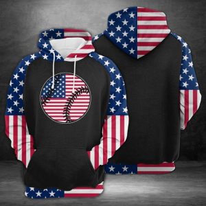 Baseball 3D Printed Hoodie/Zipper Hoodie