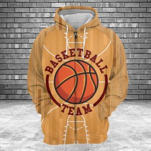 Basketball Team 3D Printed Hoodie/Zipper Hoodie