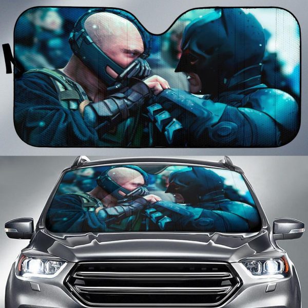 Batman And Bane Movie Car Auto Sun Shade