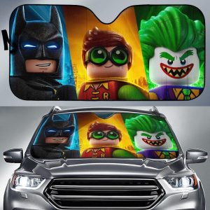 Batman Robin Joker Lego Car Auto Sun Shade