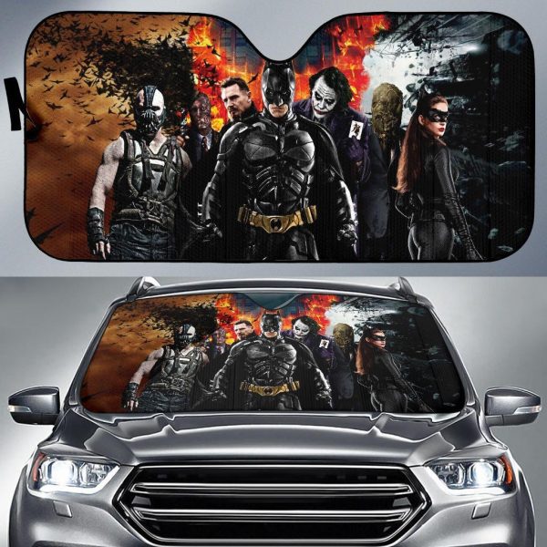 Batman Team Movie Car Auto Sun Shade