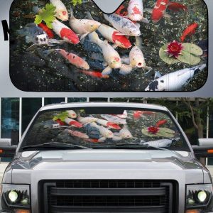 Beautiful Koi Car Auto Sun Shade