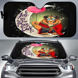 Beauty And The Beast Funny Car Auto Sun Shade