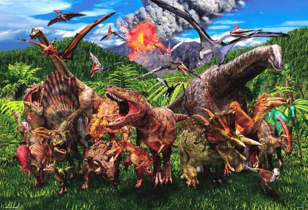 Big World Of Dinosaurs Jigsaw Puzzle Set