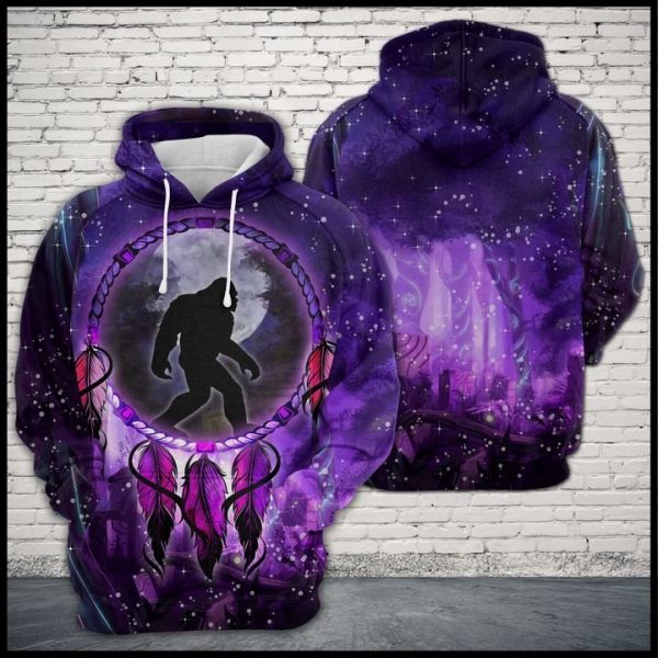 Bigfoot Dreamcatcher 3D Printed Hoodie/Zipper Hoodie