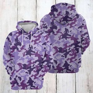 Bigfoot Nermal Camo 3D Printed Hoodie/Zipper Hoodie