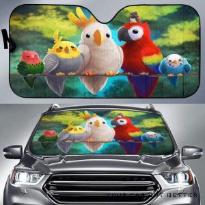 Birds Car Auto Sun Shade