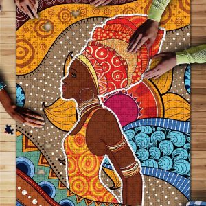 Black Girl Jigsaw Puzzle Set