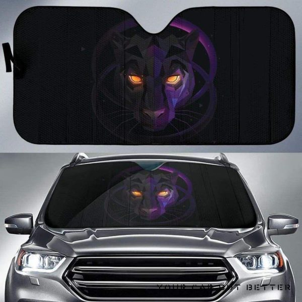 Black Panther 1 Car Auto Sun Shade