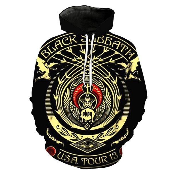 Black Sabbath 3D Printed Hoodie/Zipper Hoodie