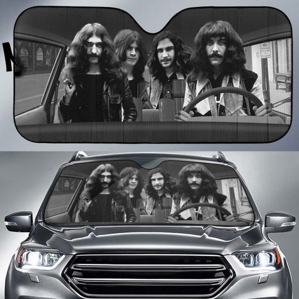 Black Sabbath Car Auto Sun Shade