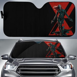 Black Widow Emblem Marvel Movie Car Auto Sun Shade