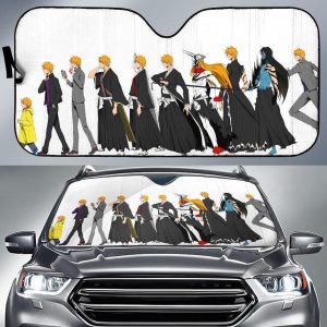 Bleach Ichigo Evolutions Anime Car Auto Sun Shade