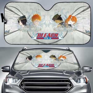 Bleach Ichigo Rukia Orihime Chad Anime Car Auto Sun Shade