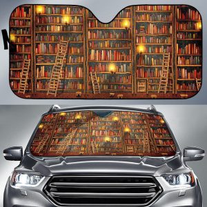 Book Worlds Car Auto Sun Shade