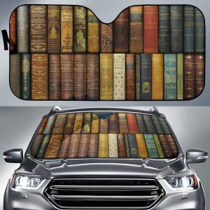 Books Car Auto Sun Shade