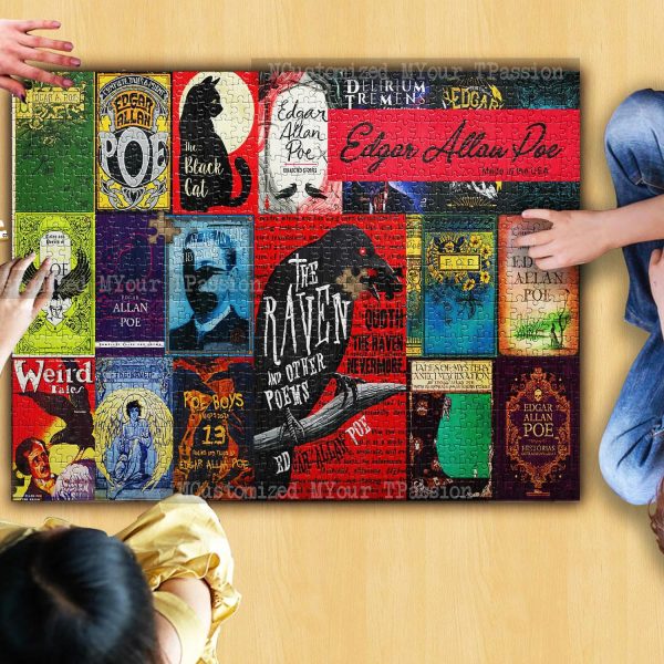 Books Edgar Allan Poe Jigsaw Puzzle Set