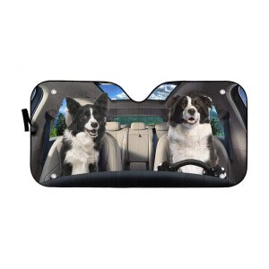 Border Collie Car Auto Sun Shade