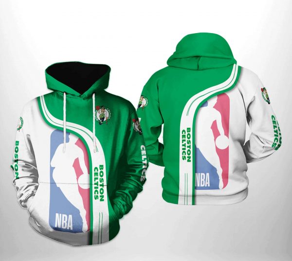 Boston Celtics NBA Team 3D Printed Hoodie/Zipper Hoodie