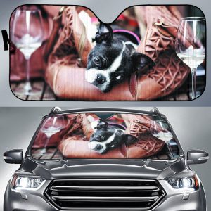 Boston Terrier Car Auto Sun Shade