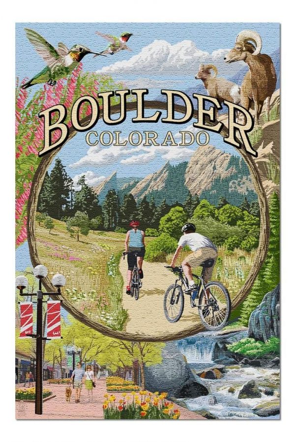 Boulder, Colorado Jigsaw Puzzle Set