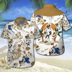 Boxer Jiu Jitsu Hawaiian Shirt Summer Button Up