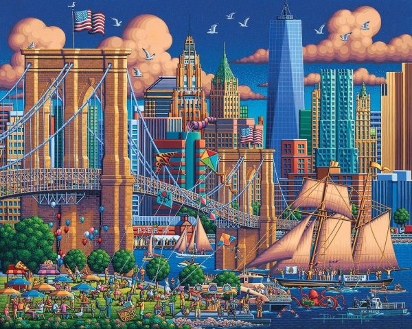 Brooklyn Bridge Jigsaw Puzzle Set